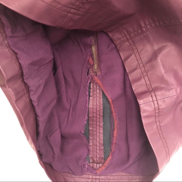 Free People Modern Femme Faux Leather Mini Skirt 6 - Picture 6 of 8